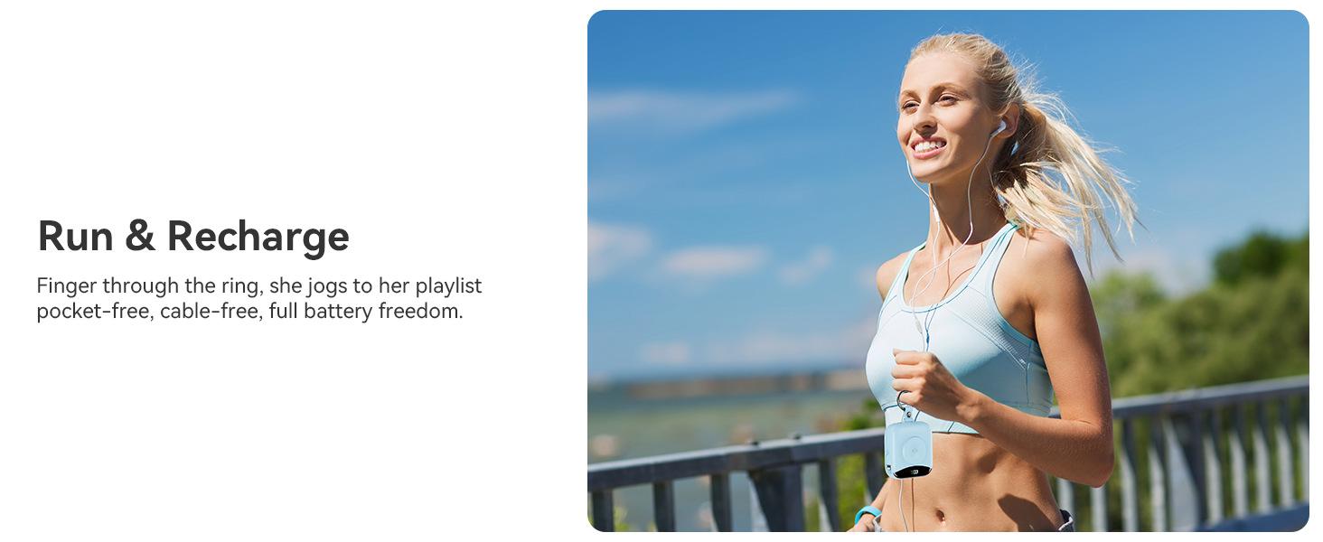 10000mAh Portable Charger Power Bank, 3-in-1 Wireless Battery Pack with Built-in USB-C & Lightning Cables, 22.5W Fast Charging, LED Display for iPhone, Apple Watch & Android Chargeable