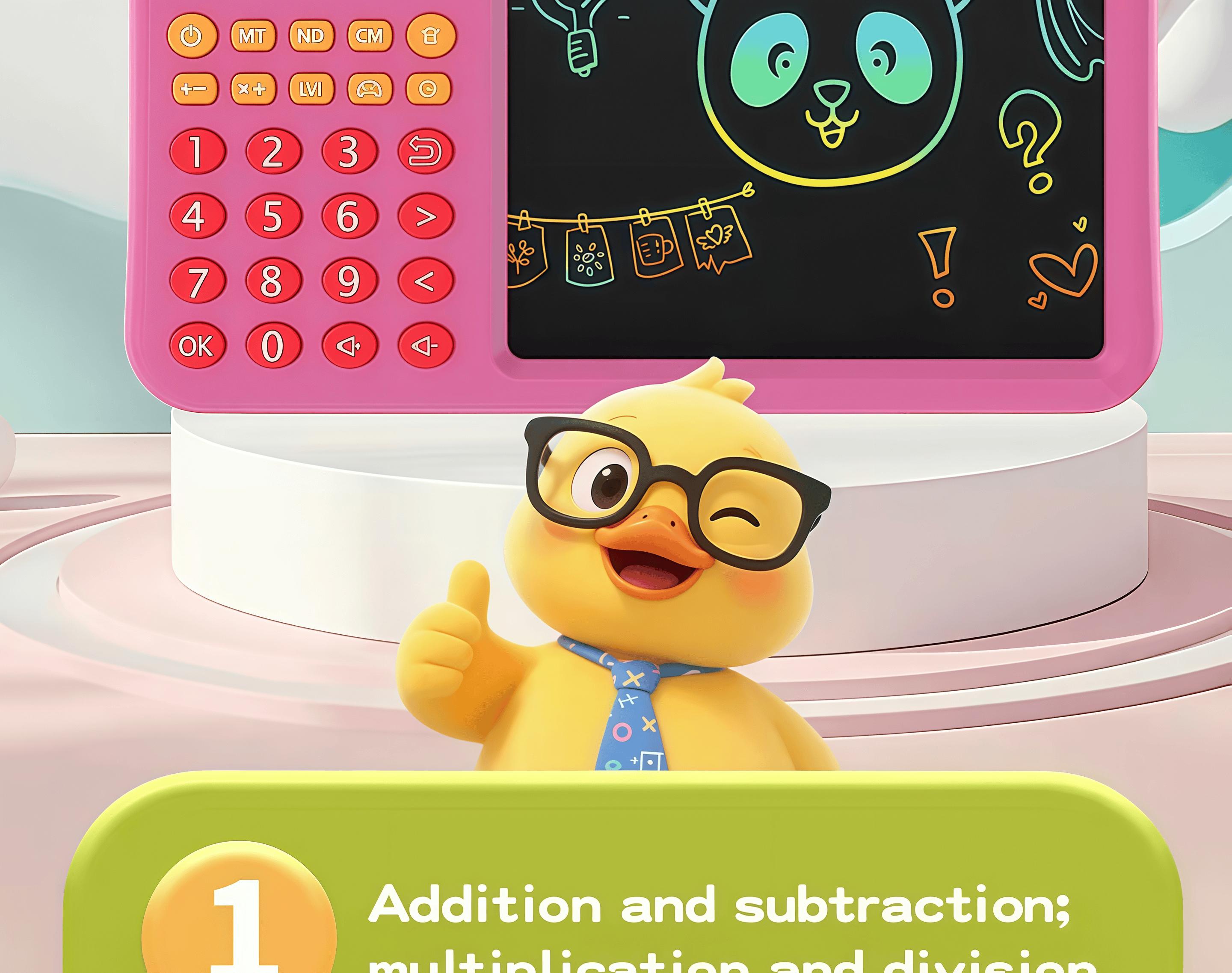 Interactive STEM Math Toy for Kids | Fun Electronic Learning Game to Build Thinking & Calculation Skills | Perfect Educational Gift for Home or Travel