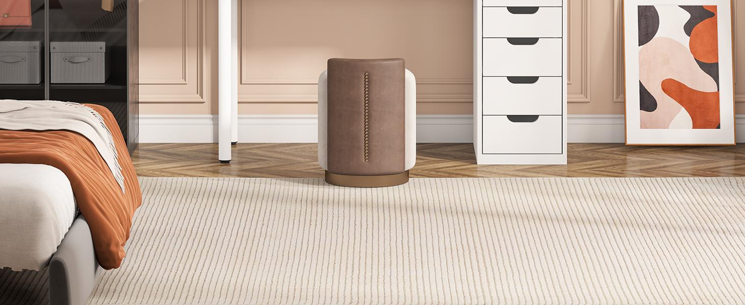 Tribesigns 47 inches Vanity Desk with 5 Drawers, Rustic Brown Makeup Vanity Table Dressing Table with Storage, Modern Simple Computer Desk for Women, Girls nailtechdesk