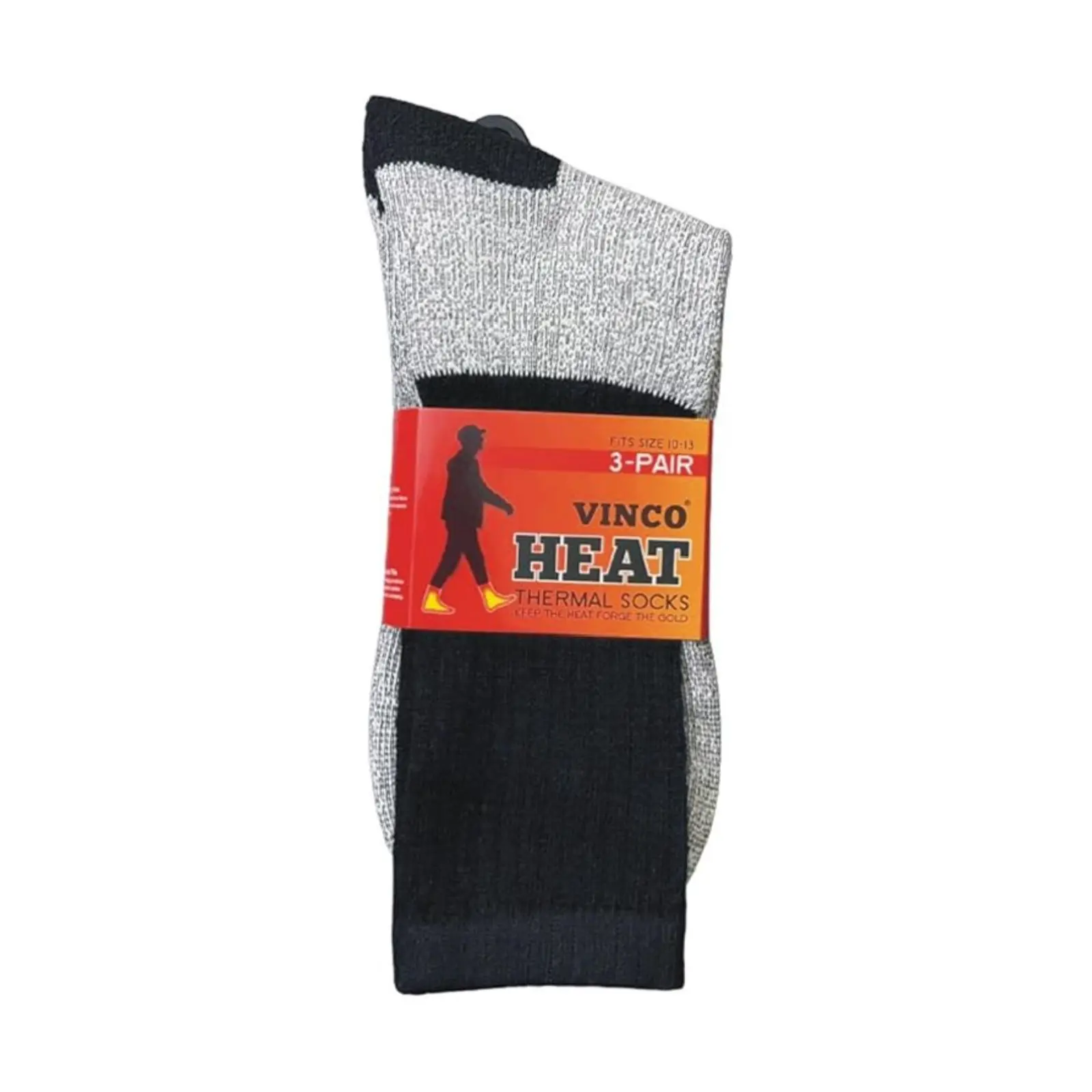 VINCO Thermal Socks 6 & 12 Pairs Insulated for cold weather Premium Comfortable Warm Winter Socks Man Menswear Outdoor Sports, Elastic Socks, Workwear