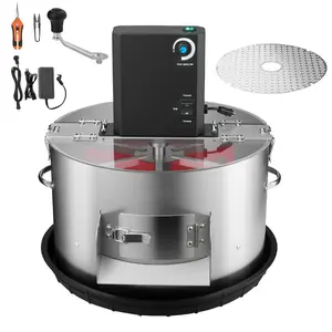 Electric Bud Leaf Trimmer 2-In-1 Manual And Electric, 16-Inch Bud Trimmer With Stainless Steel Blades Visual Cutting Wet And Dry Hydroponic Cutting Machine With Tray For Plant Buds And Flowers