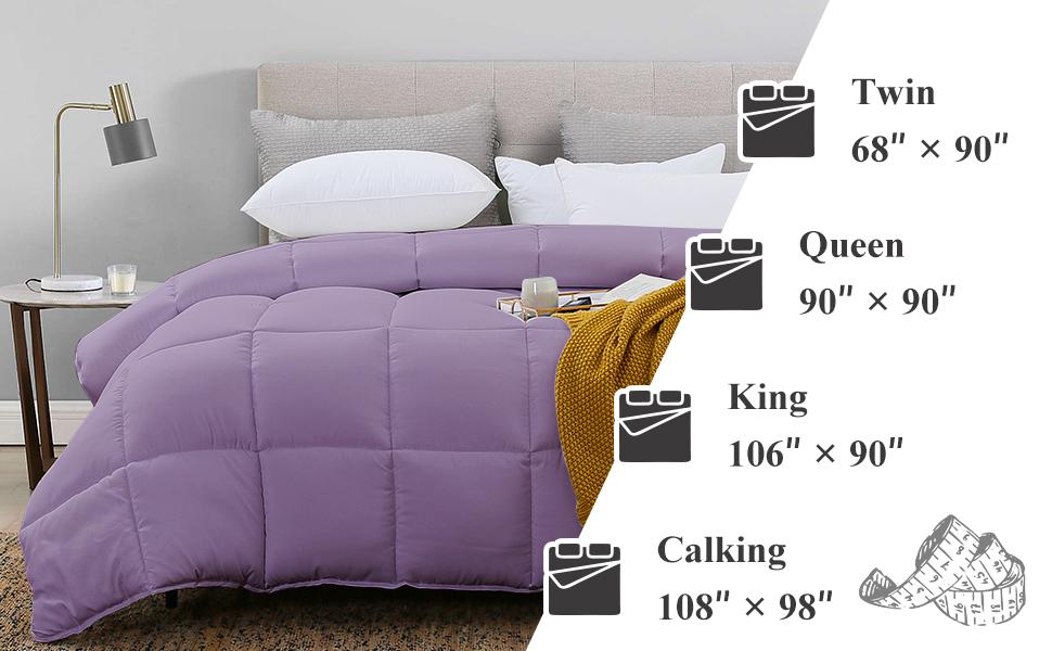 Super King Down Alternative Comforter All-Season with Corner Tabs Duvet Cover Puffed Quilt Bedding Set Soft 250 GSM Polyester Cooling Warmth-#TikTokShopStockUp-Mother's day gifts summerwins