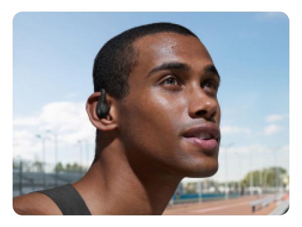 [Refurbished]soundcore by Anker AeroFit Pro Open-Ear Headphones, Ultra Comfort, Secure Fit, Ergonomic Design, Rich Sound with LDAC, Bluetooth 5.3, IP55 Water-Resistant, 46H Playtime, App Control, Wireless Earbuds, Headphones Bluetooth, On Ear, Audio, Wire
