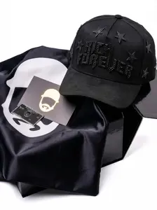 El Barbas X Rich The Kid Rich Forever Full Box Unisex Premium Cotton Adjustable Fit Stylish Cap for All Head Sizes