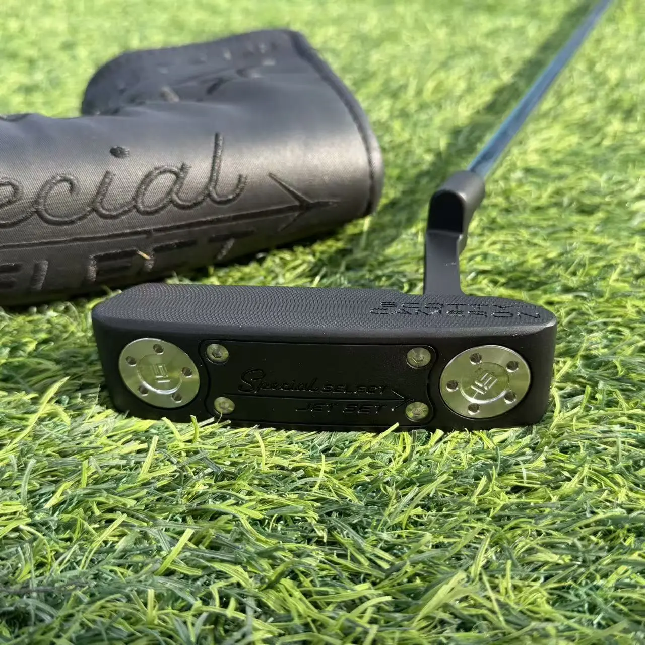Special Select Jet Set Newport 2+ Putter – Limited Edition Tour Black Blade Golf Putter, 303 Stainless Steel Milled Head, Adjustable Sole Weights for Premium Performance