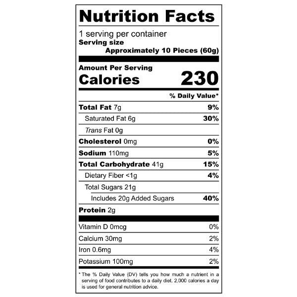 Crunchers Chocolate Hard Candy Bites- Solid Milk Chocolate with Crunchy Texture 2.1 oz Heat Sensitive No Ice Pack Included Bonbon Snack