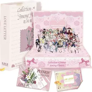 Wifu Mix IP Stamp Board and Love Letters - Blossom Reverie - 1 box = 1 stamp board + 3 love letters - Stamp Collectible Board-  live n rip or Sealed cute card
