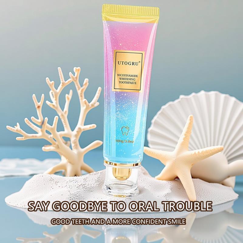 Probiotic Whitening Toothpaste, Utogur Toothpaste, Niacinamide Whitening Toothpastes, Effectively Whitens Teeth, Natural Gentle Remove Tooth Stains (3)