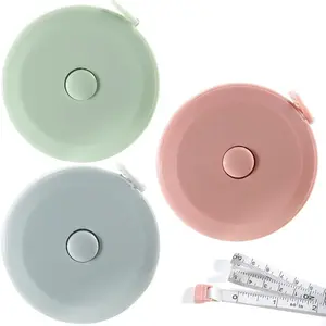 Portable Tape Measure, Flexible Tape Measure, Soft PU Leather Mini Roll Measure, Portable Sewing Accessories for Home Use