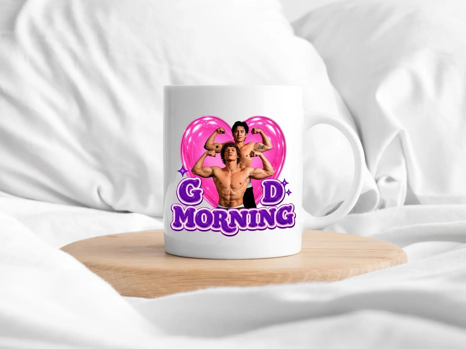Shane Hollander & Ilya Rozanov Good Morning Mug, Heated Rivalry Book Coffee Ceramic Mug