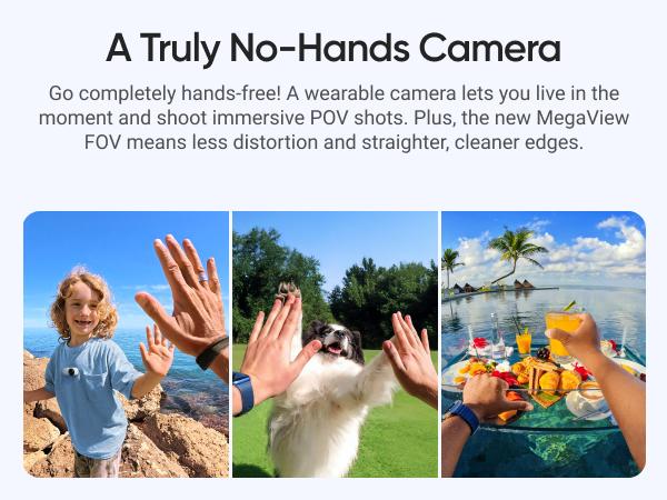 Insta360 GO 3S - 128 GB 4K Tiny Portable Vlogging Camera, Hands-Free POVs, Mount Anywhere, Stabilization, 140 Min Battery Life, 10m Waterproof, Apple Find My, Pet POV