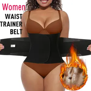 Womens Waist Trainer  Sweat Waist Trimmer for Women Workout Belt Tummy Control Corset Shapewear Girdle Hourglass