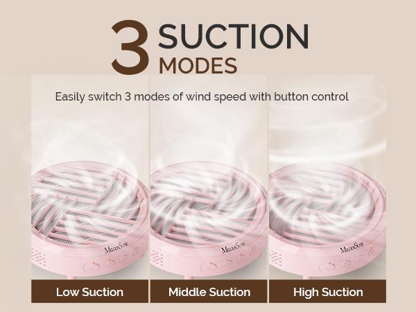 MelodySusie HPro, SProR Nail Dust Collector with Reusable Filter, Powerful Vacuum Fan Vent Dust Collector Extractor Electric Dust Suction Machine