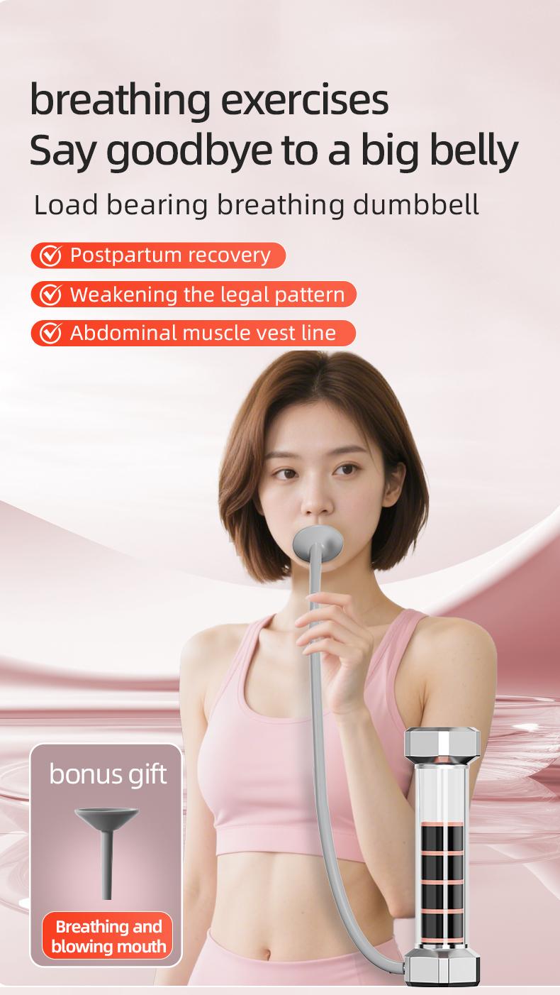IPO Breathing Dumbbell Trainer for Cardio Pulmonary Function Enhancement Exercise Lung Capacity Enhancer Pulmonary capacity training equipment