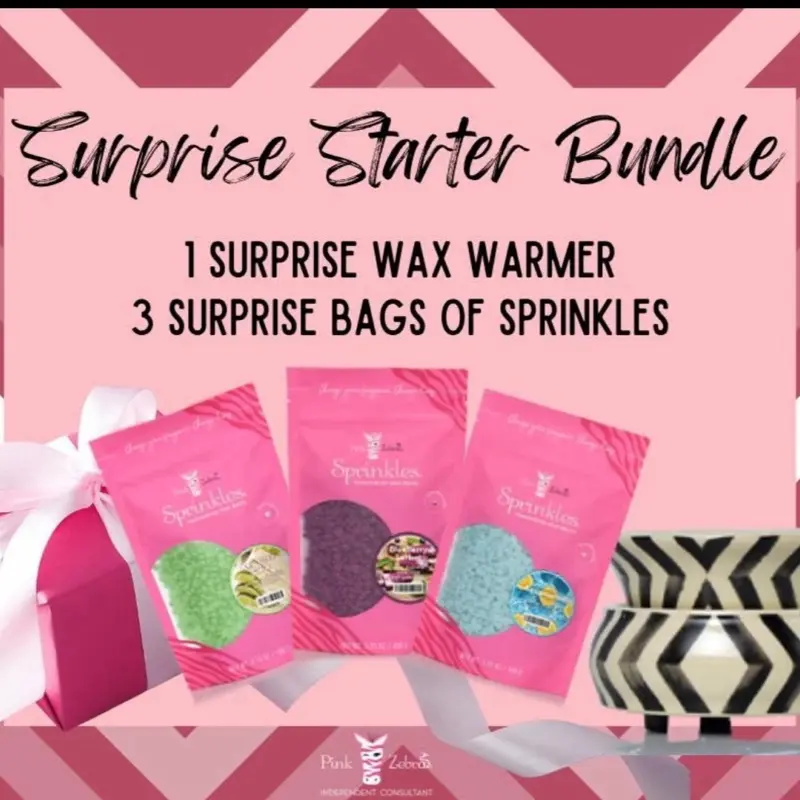 Bundle includes warmer and 3 sprinkles