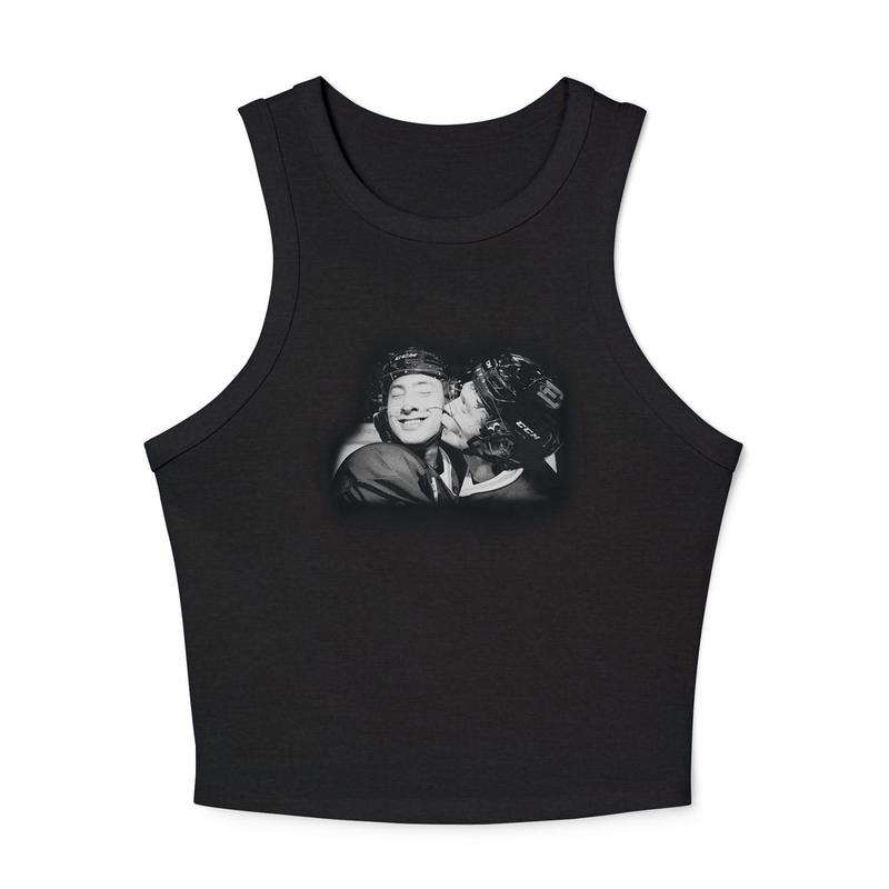 Heated Rivalry Hollanov Micro Rib Racer Tank, Hudson Williams Connor ...