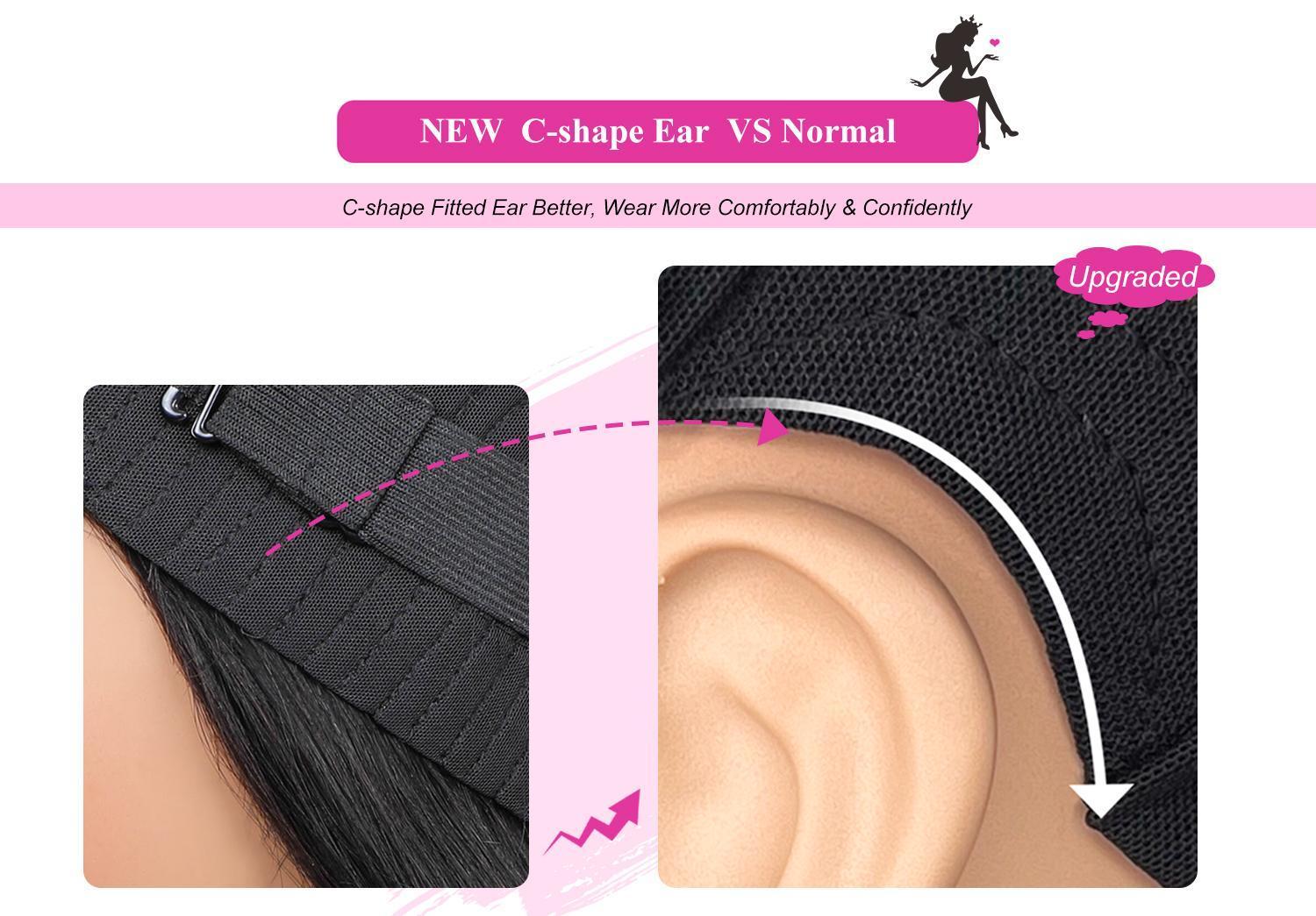 [New In] BGMgirl Wear Go 9x6 TPart Layered Cut Bob Yaki Straight Pre Everything Pre Bleached Knots Wear Go Pre Plucked HairlineWig Lace Draw-String Glueless Human Hair Wig eve valentines day gift