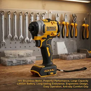DCF850 205N.M Rechargeable Brushless Cordless electric screwdriver Lithium Electric Battery Power Tools For Dewalt battery manual wrench taladro de impacto impact wrench decoration tools truck repair outdoor leveling