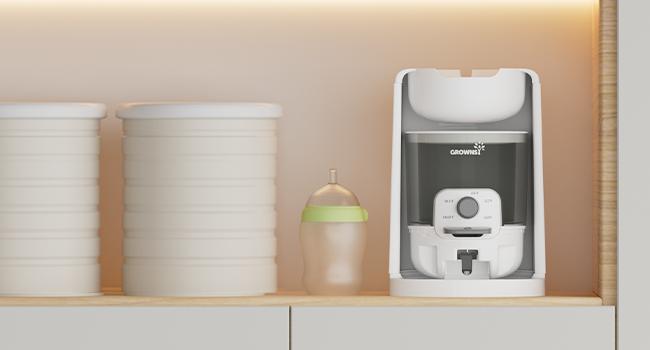 GROWNSY Instant Baby Bottle Warmer, Precise 4 Temperatures Control | Night Light, Midnight Feeding | Warm Water Dispenser for Formula in Seconds | 72H Smart Thermostat, Easy Keep Warm, Mom's Best Choice