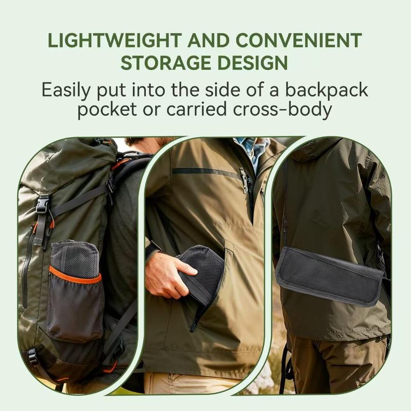 BougeRV Portable Folding Stool with Carry Bag Lightweight Collapsible Outdoor Chair for Travel BBQ Fishing Beach Picnic Camping Versatile and Comfortable Folding Lawn Chair