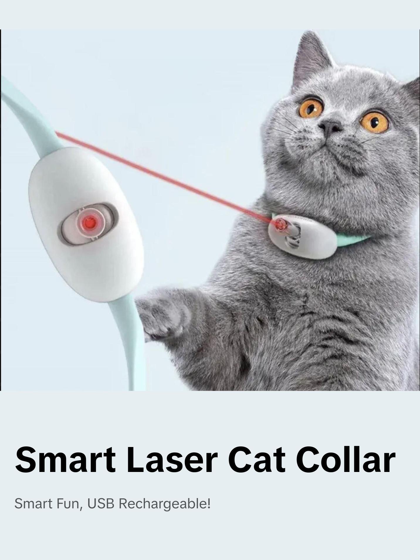 PetUp Smart USB Charging Laser Tease Cat Collar
