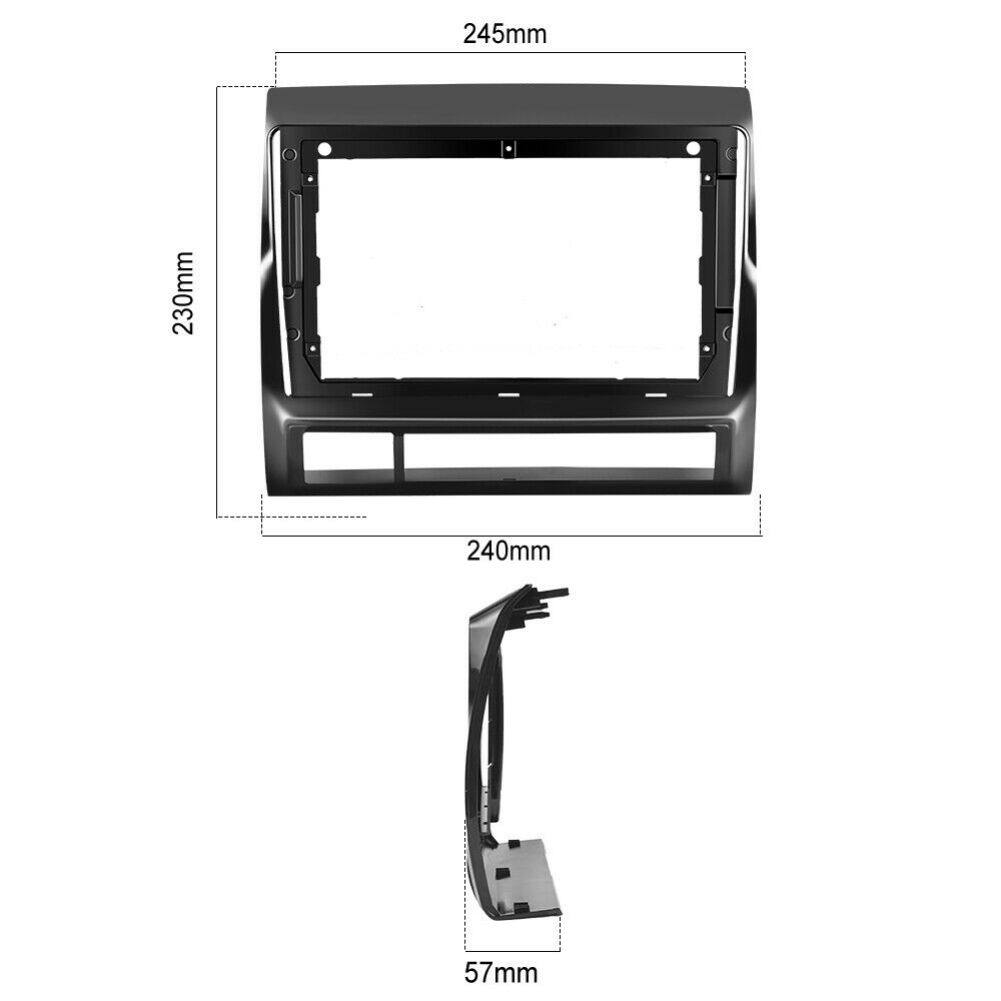 9" Touchscreen Car Stereo for Toyota Tacoma 2005–2013 – Compatible with Wireless CarPlay & Android Auto, GPS, Bluetooth, 2+32GB, AHD Backup Camera