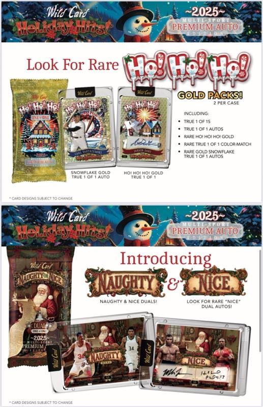 2025 Wild Card Holiday Hits Multi Sport Premium Auto Edition