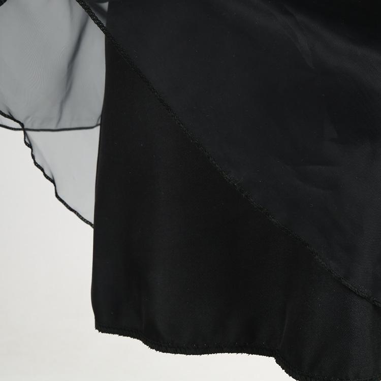 Adams Family Cos Costume Dance Dress Halloween Wednesday Adams Black Dress Cosplay Costume