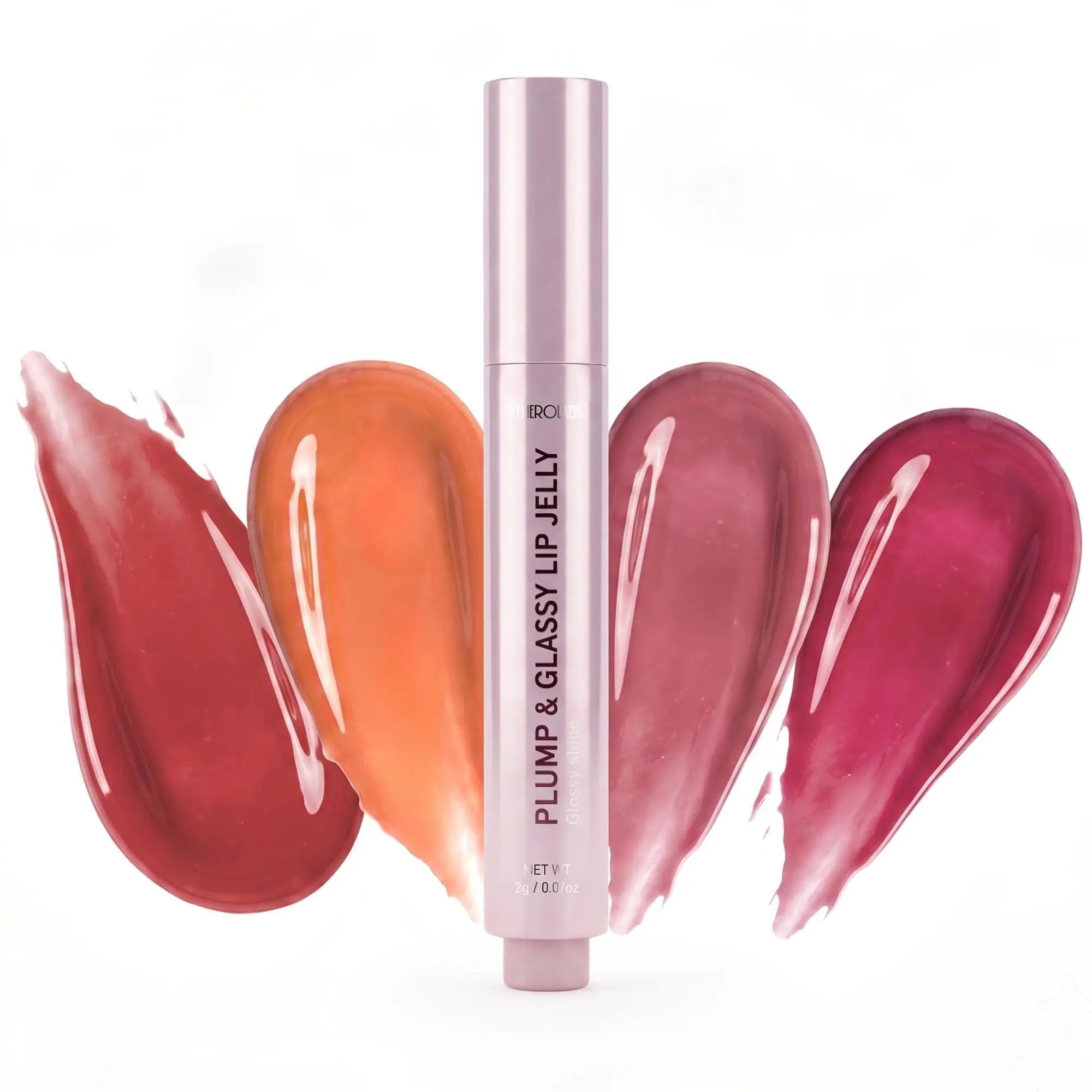Plump & Glassy Lip Jelly – Hydrating Lip Gloss, Non-Sticky Moisturizing Shine for Soft Fuller Lips Glossy Lightweight