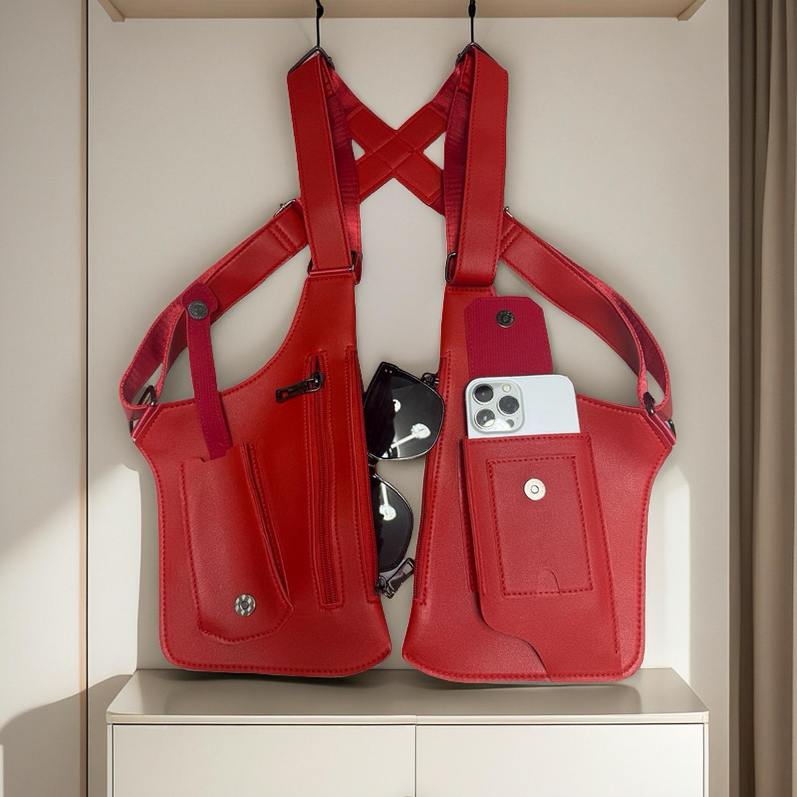 This adjustable premium leather underarm bag features a hidden security pocket for storing your phone and outdoor gear, making it ideal for cycling, hiking, and running. This adjustable premium leather underarm bag features a hidden security pocket for storing your phone and outdoor gear, making it ideal for cycling, hiking, and running.