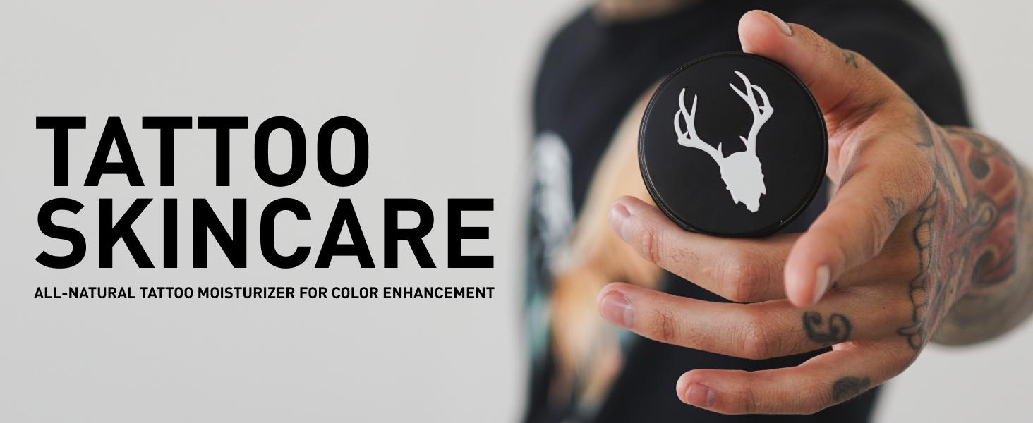 Mad Rabbit Tattoo Balm & Aftercare Cream- Color Enhancement that Revives Old Tattoos, Hydrates New Tattoos, Made With Clean Ingredients + Petroleum Free, Daily Tattoo Lotion Moisturizer & Brightener