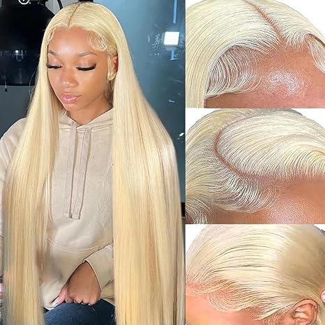 [Super Deal] Hot Star 613 Blonde Body Wave 13x6 HD Transparent Lace Frontal Human Hair Wigs 180% Density Brazilian Hiar Straight 13x4 Lace Front Human Hair Wigs