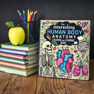 The Interesting Human Body Anatomy Coloring and Learning Book