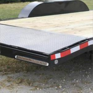 Partsam 2Pcs 17 Inch Amber Led Truck Trailer Light Bar 40 LED Clear Lens Dual Row, Clear Yellow 17" Sealed LED Waterproof Submersible Turn Tail Clearance Marker Identification Truck Trailer Light Bar