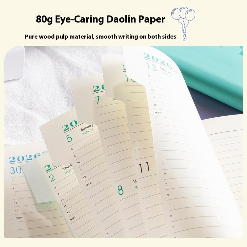 MUNBYN 2026 New A5 Gold Foil Planner Notebook, Soft Faux Leather Cover, Portable Notebook, Daily Page Layout, Office & Personal Use, Elegant Design Gift Idea MUNBYN 2026 New A5 Gold Foil Planner Notebook, Soft Faux Leather Cover, Portable Notebook, Daily Page Layout, Office & Personal Use, Elegant Design Gift Idea