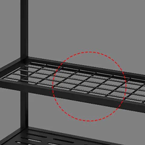 Garden Tool Organizer Holder Heavy Duty Steel Rack Up to 60 Long Handled Tools for Garage Shed Outdoor Garden Yard, Standing Shelf