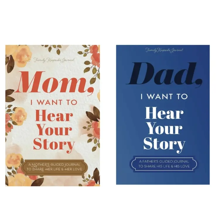 Mom/Dad, l Want to Hear Your Story-Guided Journal To Share Her/His Life & Love-Paperback Family Keepsake Journal Keepsake Journal Story Bundle GiftforYour Mom/Dad Softcover-#Guided Journal GuidedJournal with Over 250 Prompts Skills Books Fun tiktokshopspr
