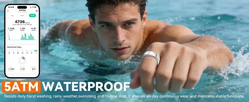 2026 New Smart Ring ,No Subscription Fees Health Tracker for Outdoor Sports, Waterproof Fitness Ring, Gift for Women, Men & Couples 2026 New Smart Ring ,No Subscription Fees Health Tracker for Outdoor Sports, Waterproof Fitness Ring, Gift for Women, Men & Couples