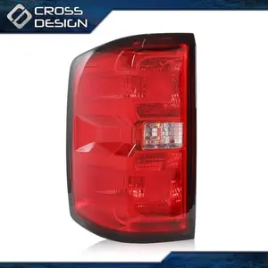 CROSSDESIGN Left Driver Side Tail Light Brake Lamp Fit For 2014-2018 Chevy Silverado 1500