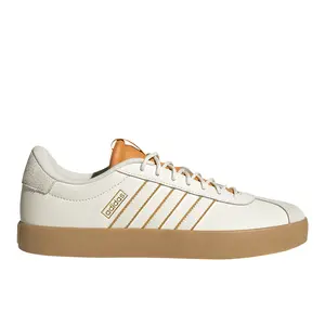 adidas Mens Vl Court 3.0 Lace Up Sneakers Shoes Casual - Off White