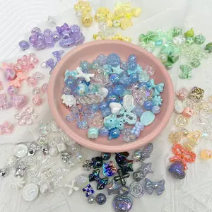 Mixed Pack of 16mm Acrylic Beads for DIY Projects & Bracelet Making Large Package Multiple Colors Ideal for Handcrafting
