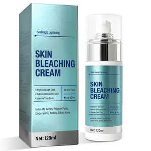Skin Brightening Cream for Body & Intimate Areas | Gentle Dark Spot Corrector for Underarms, Knees, Bikini Line | Evens Skin Tone & Reduces Discoloration | All Skin Types | 120ml Plant-Based Brightening Formula