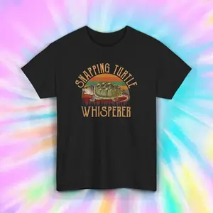 Snapping Turtle Whisperer T-Shirt Funny Animal Graphic Retro Tee V