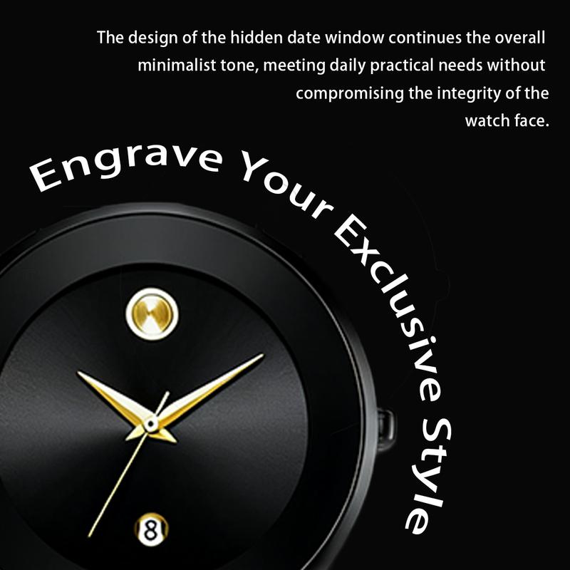 Luxury Business Quartz Watches For Ladies And Gentlemen Featuring Solid Stainless Steel Straps Calendar Function And Water Resistance With A Minimalist Design They Are Elegant And Durable Suitable For Daily Wear