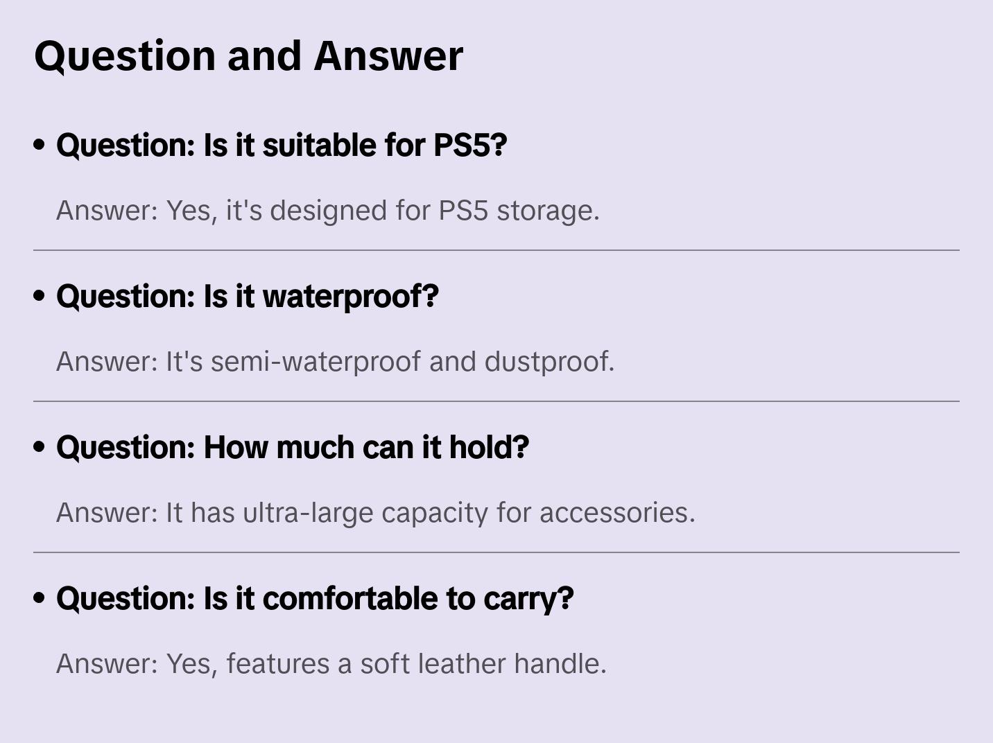 Suitable for PS5 Console Storage Bag, PS5 Game Accessories Storage Bag, PS5 Console Backpack, Portable Backpack for Going Out