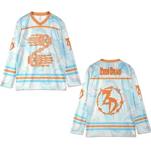 Zeds Dead Rave Jersey, Skeleton Hand Hockey Shirt, Trippy Edm Festival Outfit