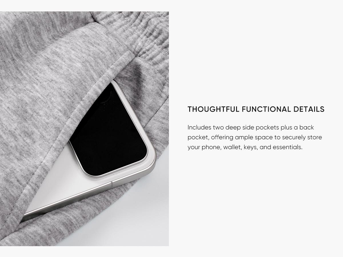 JMIERR Men's Casual Baggy Pants Wide Leg Lounge Travel Pants with Pockets