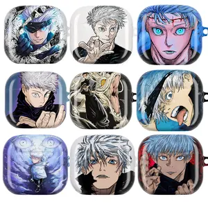 Anime Inspired Wireless Earphone Berserk Solo LVL Soul Eater Protective Case Manga Cover For AirPods 1 2 3 4 & Pro Gen 1 2 3, Gaming Earbud Protection Audio Aesthetic Headset #FallFreshness Otaku Gift