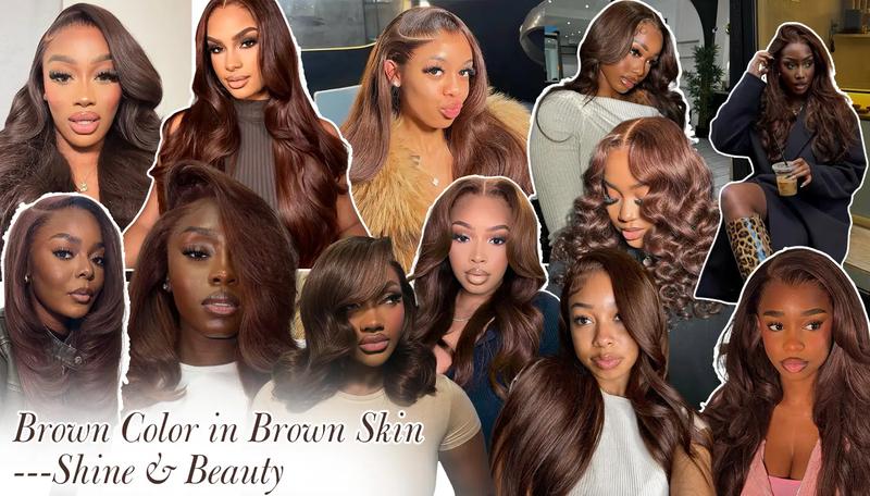 [New In] BGMgirl Layered Cut Natural Black Chocolate Brown #4 Body Wave Wear Go Wig Upgraded 7*5 Lace Closure 180% Glueless Color Wig Human Hair Wig TikTokShopfalldealsforyou TikTokShopBlackFriday