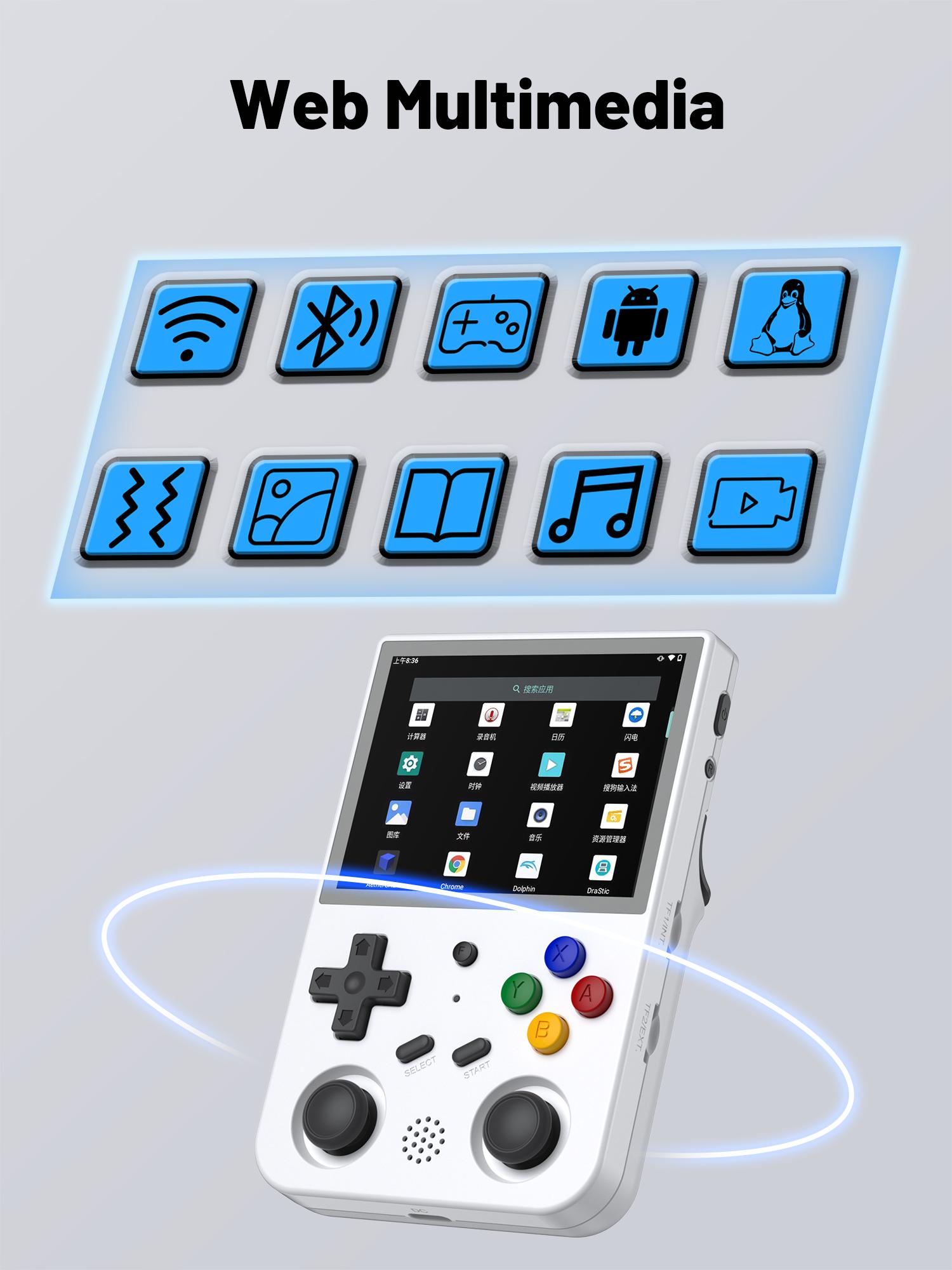 Anbernic RG353V【Buy 1 Get 1 Projection Cable+1 Fancy Case+1